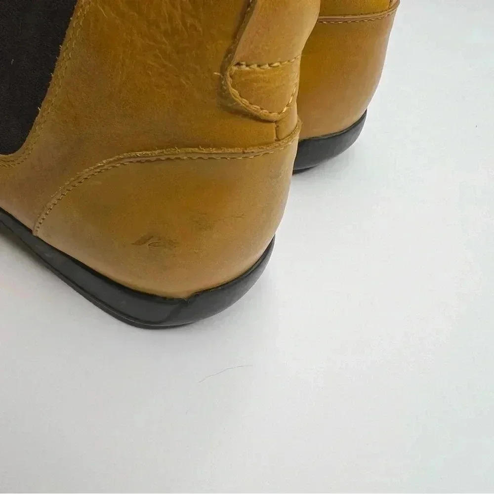 Pratik Walking Freedom Leather Chelsea Boot Mustard 38